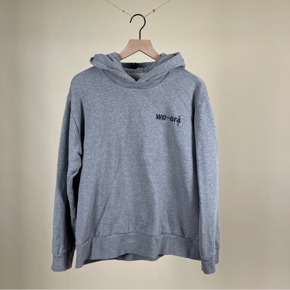 WE-AR4 Logo Hoodie in Grey - Picture 8 of 12